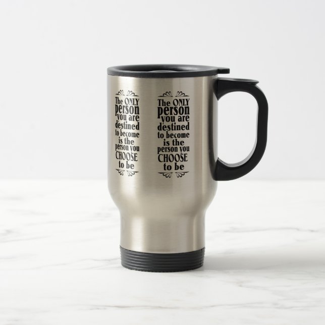 Motivational CHOICE custom color mugs (Right)