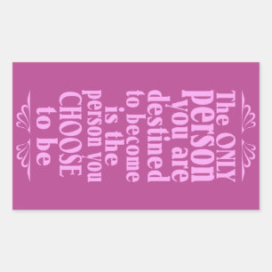 Motivational CHOICE stickers