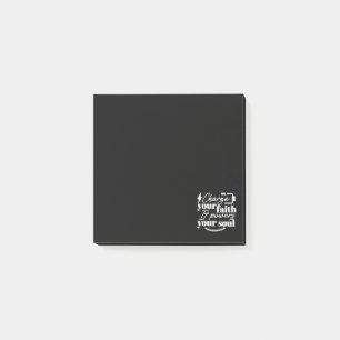 Motivational Christian Quote – Charge Your Faith Post-it Notes