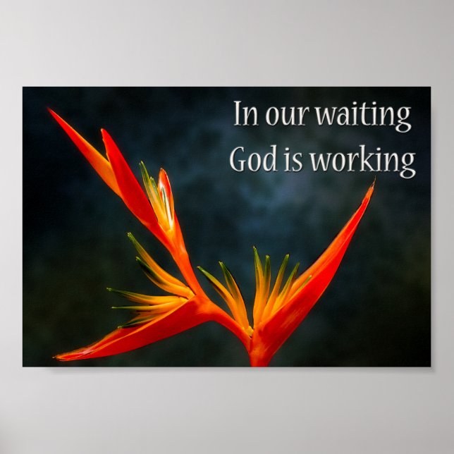 Motivational Christian Quotes Inspirational Saying Poster (Front)