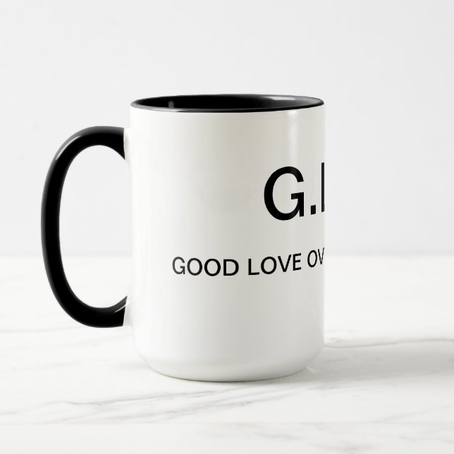 motivational coffee mug (Left)