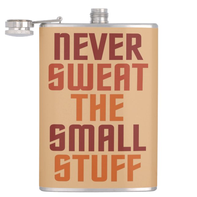 Motivational custom flask (Opened)