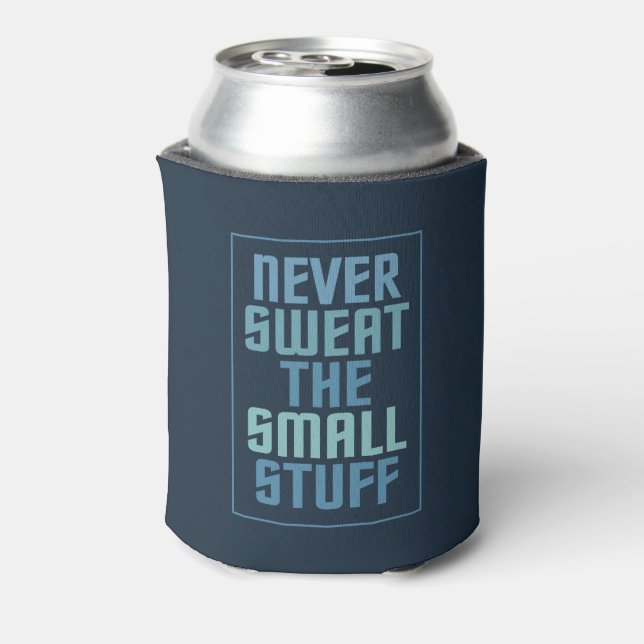 Motivational custom monogram drink coolers (Can Back)