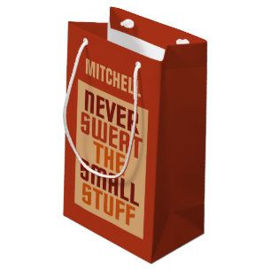 Motivational custom name gift bag