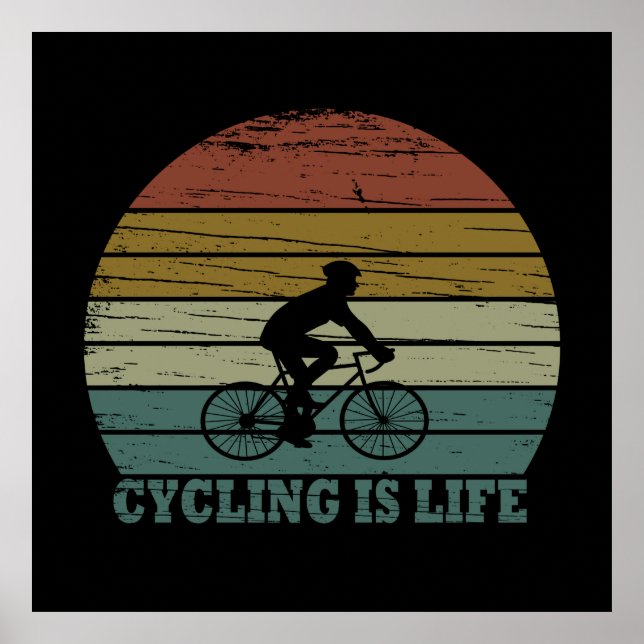 Motivational cycling poster (Front)