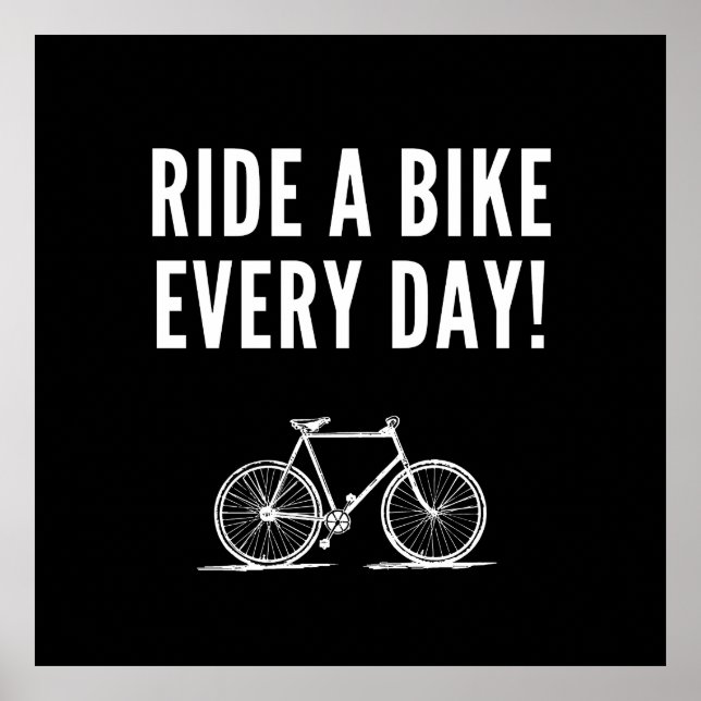 Motivational cycling poster (Front)