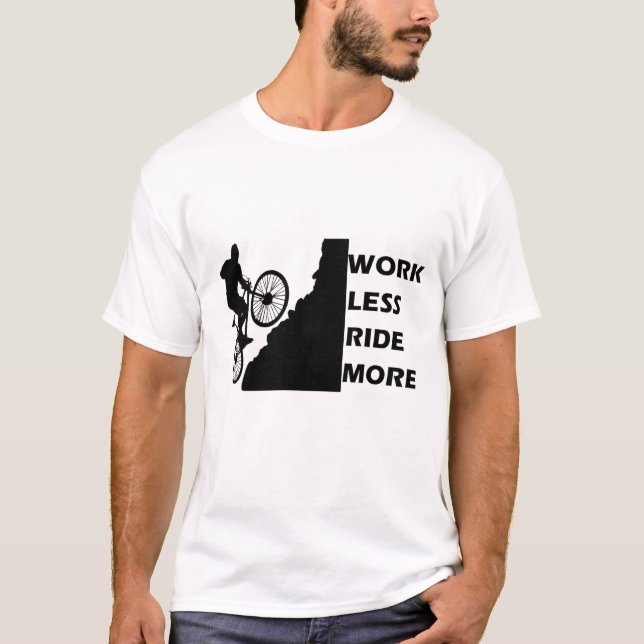 Motivational Cycling quote T-Shirt (Front)
