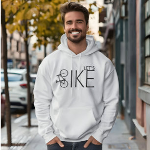 Motivational cycling quotes hoodie