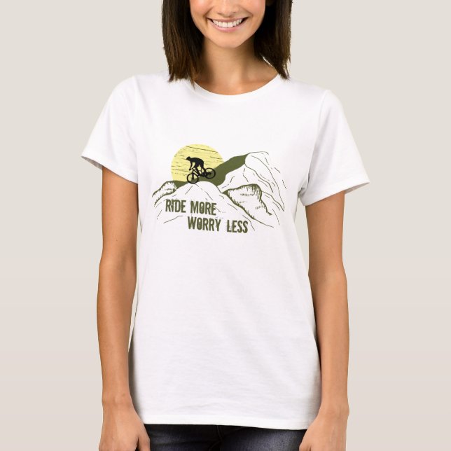Motivational cycling quotes T-Shirt (Front)