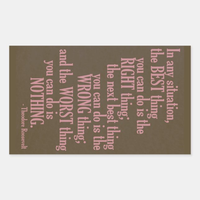 Motivational “Do Something” Quote stickers (Front)