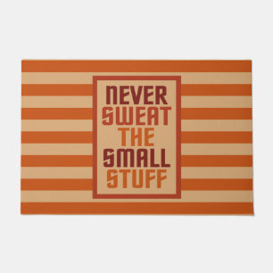 Motivational door mat