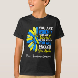 Motivational down syndrome awareness t21 trisomy T-Shirt