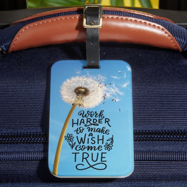 Motivational Dream Chaser Luggage Tag (Front Insitu 2)