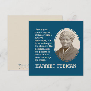Motivational EVERY GREAT DREAM Harriet Tubman