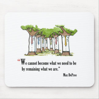 Motivational exam quote by Max DePree - Mouse Mat