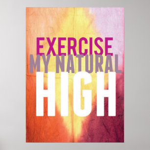 Motivational Female Fitness Gym Poster
