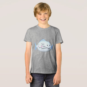  Motivational Fish T-Shirt Tri-Blend Shirt
