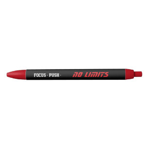 Motivational Fitness Black Ink Pen