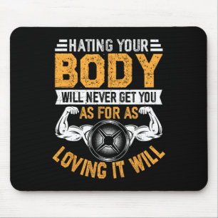 Motivational Fitness Bodybuilding Workout Gym Quot Mouse Mat