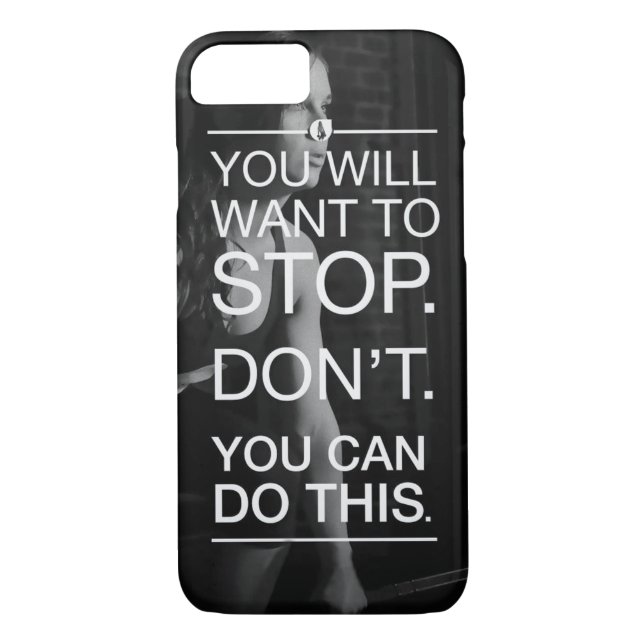 Motivational Fitness Gym Case-Mate iPhone Case (Back)