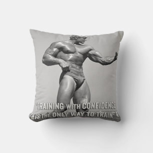 Motivational Fitness Gym Cushion