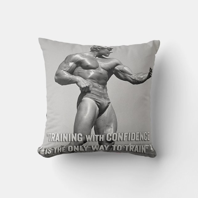 Motivational Fitness Gym Cushion (Front)