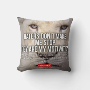 Motivational Fitness Gym Cushion