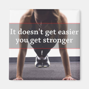 Motivational Fitness Gym Magnet