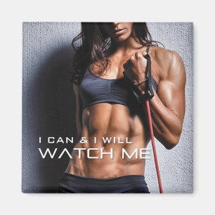 Motivational Fitness Gym Magnet