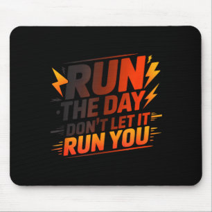 Motivational Fitness Inspirational Quote Design Mouse Mat