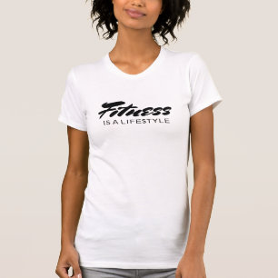 Motivational fitness quote women's sports t shirt