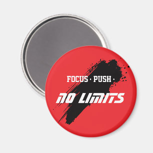 Motivational Fitness Red Magnet