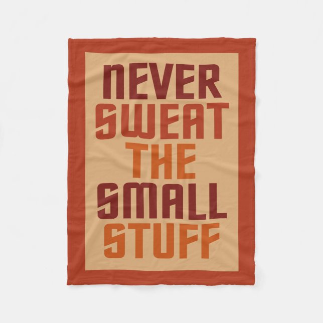 Motivational fleece blankets (Front)