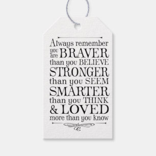 Motivational  gift tags