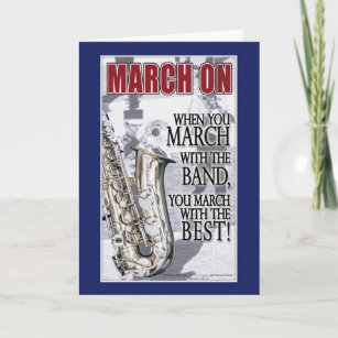Motivational Gifts for Marching Bands Members Card