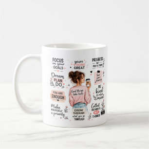 Motivational Girl Mug Design Inspirational Quote