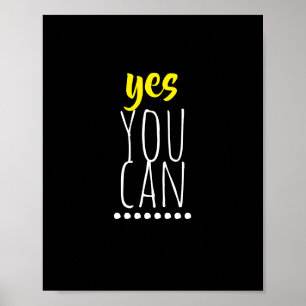 motivational girl quote poster modern typography