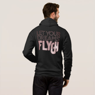 Motivational Gold Style Zip-Up Hoodie