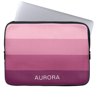 Motivational Gradient Custom with Name - Laptop Sleeve