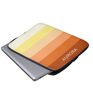 Motivational Gradient Custom with Name -  Laptop Sleeve