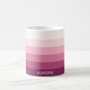 Motivational Gradient with Custom Name  Coffee Mug