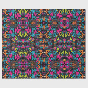 Motivational Graffiti Wrapping Paper