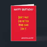 motivational granddaughter birthday card<br><div class="desc">motivational birthday cards with dedication to granddaughter</div>