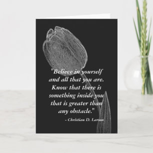 Motivational Greeting Card