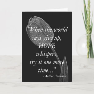 Motivational Greeting Card