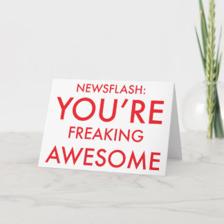 Motivational greetings card