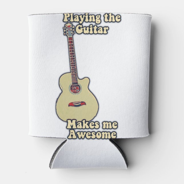 motivational guitar quote for guitar lovers can cooler (Front)