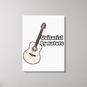 motivational guitar quote for guitarists canvas print