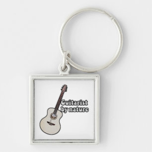 motivational guitar quote for guitarists key ring