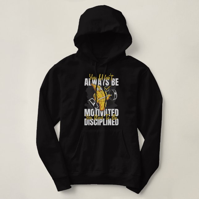 motivational gym inspirational quote bodybuilding  hoodie (Design Front)